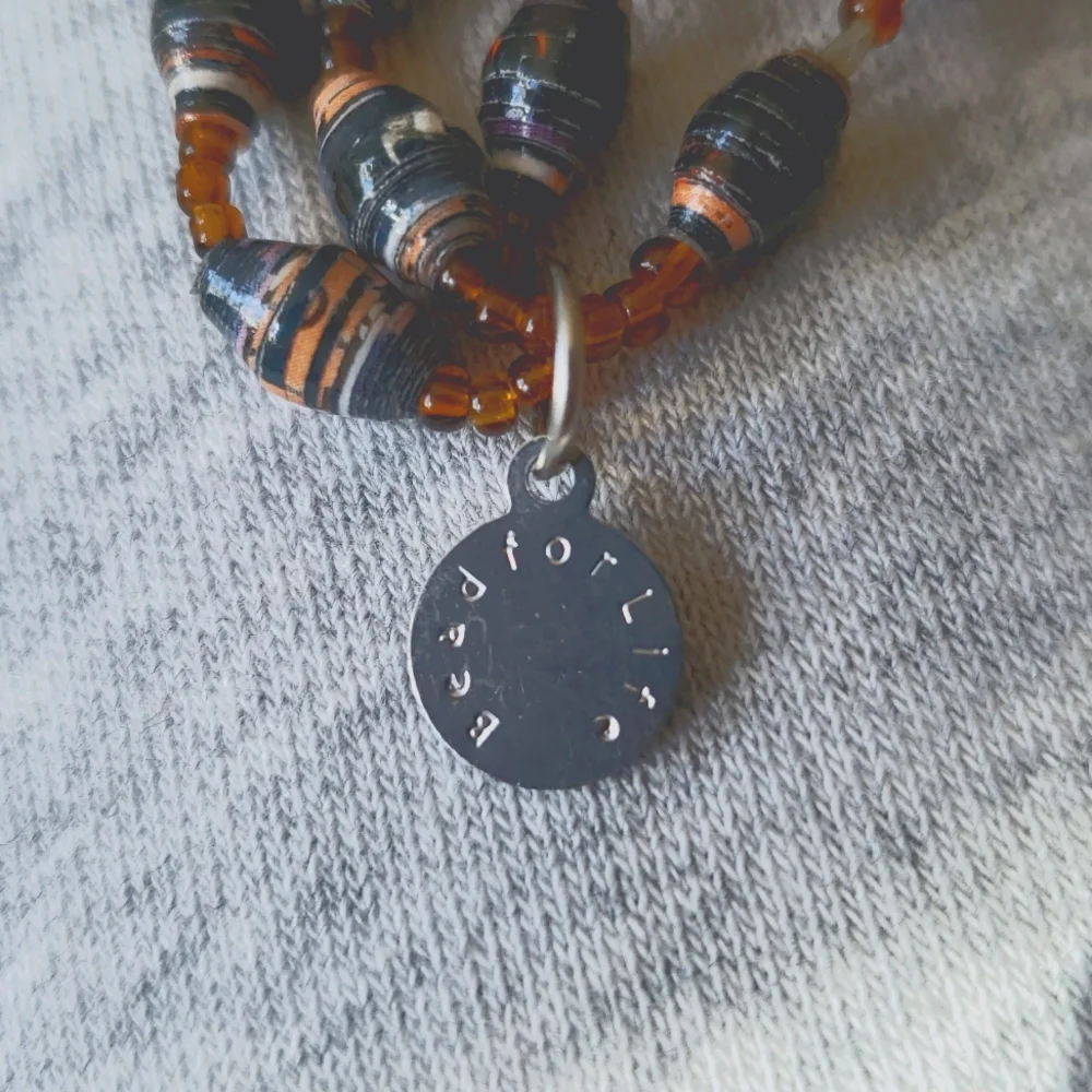 Bead For Life Paper Beaded Multi Strand Bracelet
